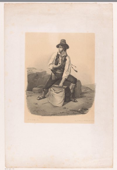 Stelende bedelaar door Pierre François le Roy