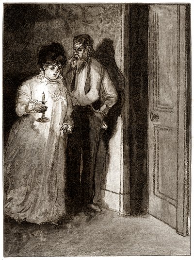 "Boule de Suif": Elisabeth Rousset weigert met Cornudet te slapen, begin 20e eeuw (afbeelding) door Pierre Georges Jeanniot