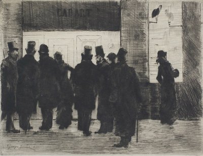 Etalage van Cadart door Pierre Georges Jeanniot