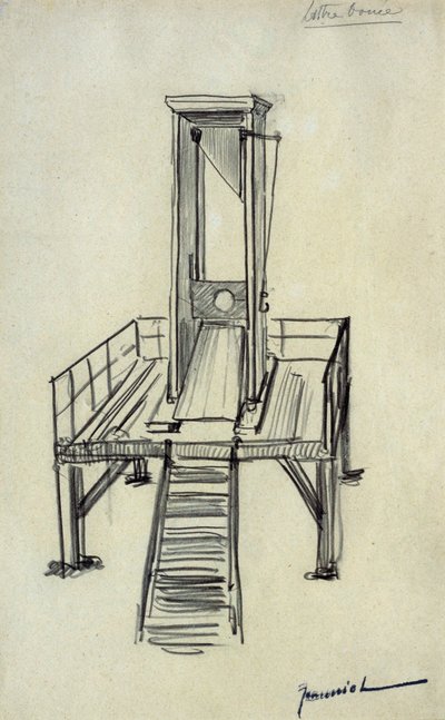 Guillotine door Pierre Georges Jeanniot