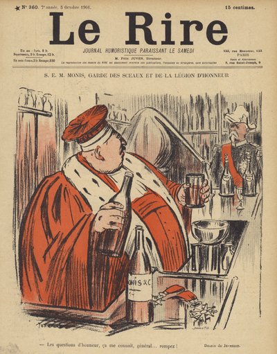 Illustratie voor Le Rire door Pierre Georges Jeanniot