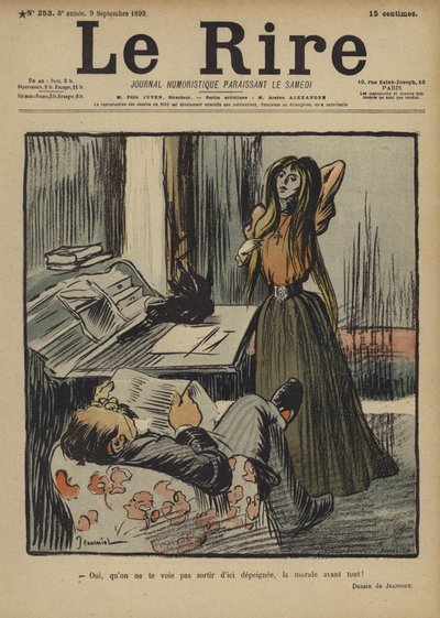 Illustratie voor Le Rire door Pierre Georges Jeanniot