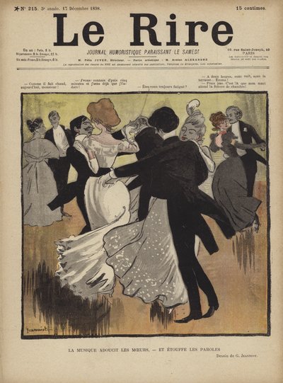 Illustratie voor Le Rire door Pierre Georges Jeanniot