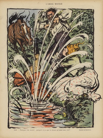 Illustratie voor Le Rire door Pierre Georges Jeanniot