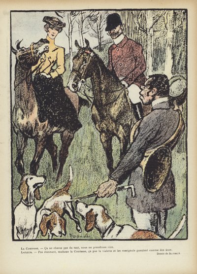 Illustratie voor Le Rire door Pierre Georges Jeanniot