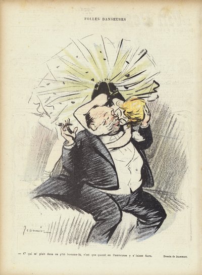 Illustratie voor Le Rire door Pierre Georges Jeanniot