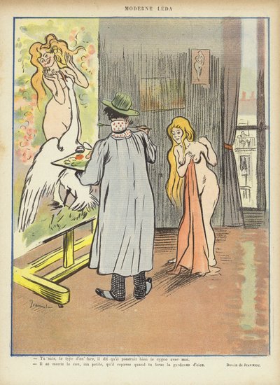 Illustratie voor Le Rire door Pierre Georges Jeanniot