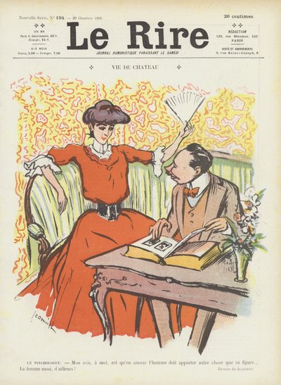 Illustratie voor Le Rire door Pierre Georges Jeanniot
