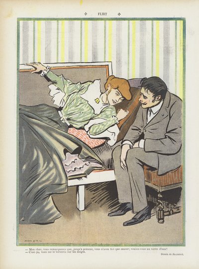 Illustratie voor Le Rire door Pierre Georges Jeanniot