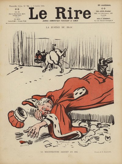 Illustratie voor Le Rire door Pierre Georges Jeanniot