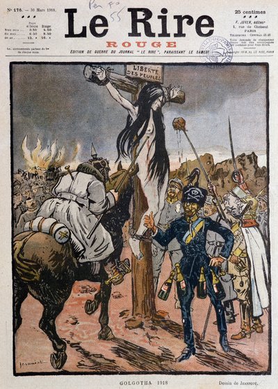De vrijheid van de volkeren gekruisigd (