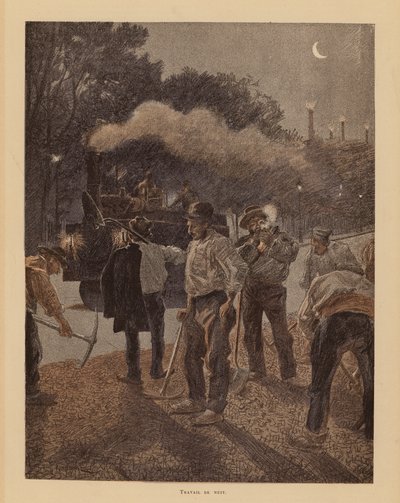 Wegwerkzaamheden in Parijs 