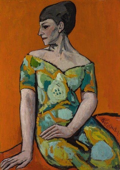 Portret van de schilderes Emilie Charmy door Pierre Girieud