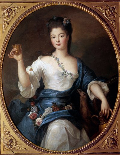 Portret van Charlotte Aglae d