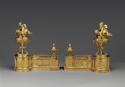 Andirons door Pierre Gouthière
