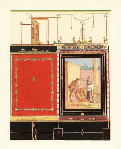 Oecus of salon in het Huis van M door Pierre Gusman