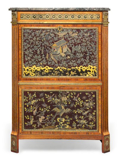 Louis XVI Secretaire a Abbatant, eind 18e eeuw door Pierre Harry Mewesen