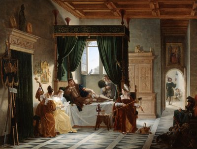 Het herstel van Bayard door Pierre Henri Revoil