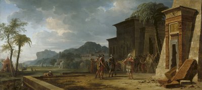 Alexander bij het graf van Cyrus de Grote door Pierre Henri de Valenciennes