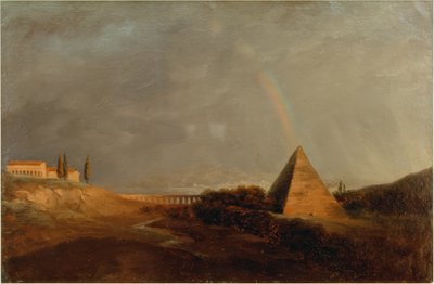 Piramide en regenboog door Pierre Henri de Valenciennes