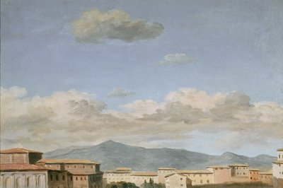 Studie van de lucht bij Quirinal door Pierre Henri de Valenciennes