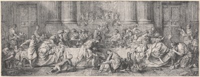 Het Feest in het Huis van Simon door Pierre Hubert Subleyras