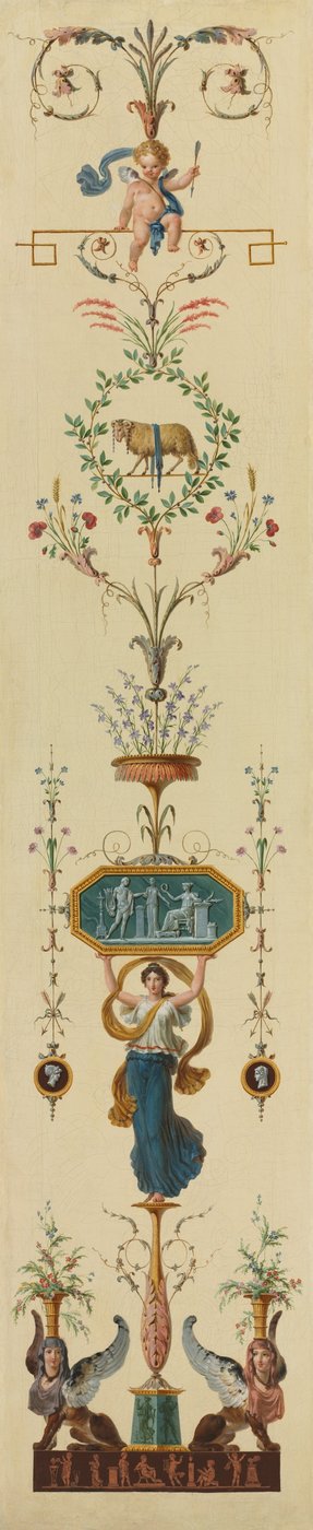 Decoratief Paneel door Pierre II Rousseau