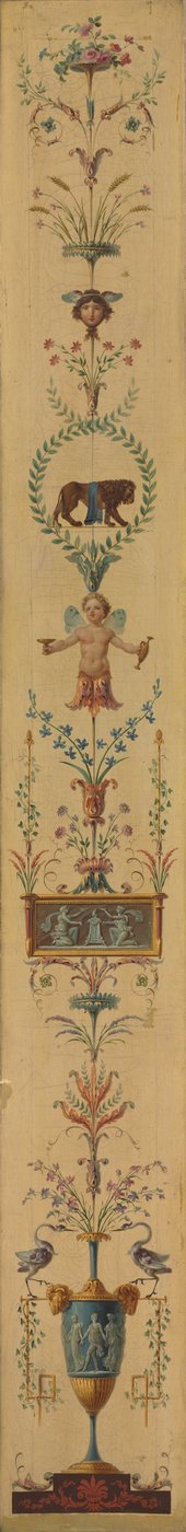 Decoratief paneel door Pierre II Rousseau