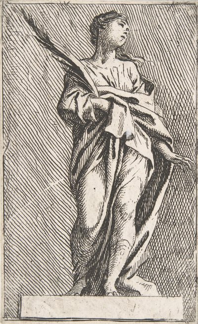 Staande Vrouwelijke Figuur, ca. 1739-40 door Pierre Ignace Parrocel