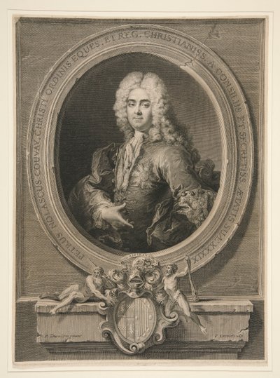 Petrus Nolascus Couvay door Pierre Imbert Drevet
