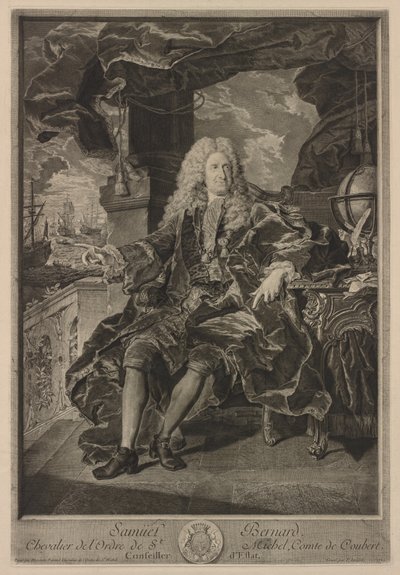 Samuel Bernard door Pierre Imbert Drevet
