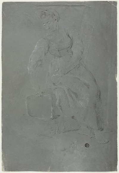 Zittende Vrouw door Pierre Jacques Volaire