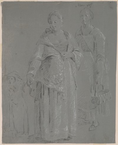 Drie figuren door Pierre Jacques Volaire