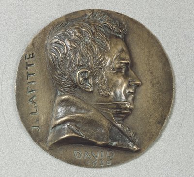 Medaille met een portret van Jacques Lafitte (1767-1844) 1830 door Pierre Jean David d