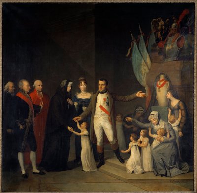 Oprichting van de Legioen van Eer Onderwijscentra met Napoleon I door Pierre Joseph Bazin