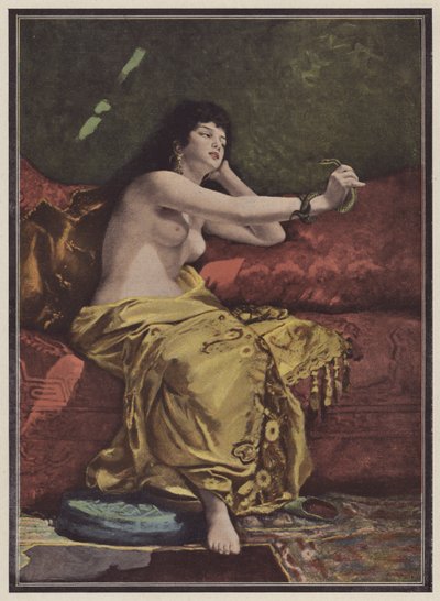 De Dood van Cleopatra door Pierre Joseph Mousset