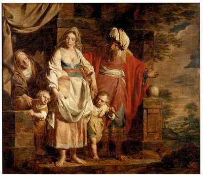 Het verhaal van Abraham door Pierre Joseph Verhaghen