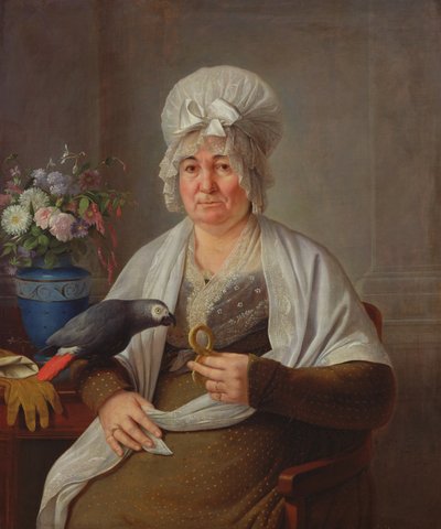 Portret van Madame Pierre Guibert, 1809 door Pierre Lacour