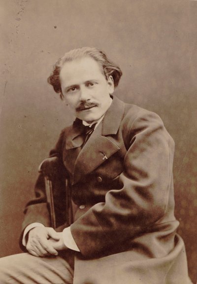 Portret van de componist Jules Massenet 1842-1912, 1880 door Pierre Lanith Petit