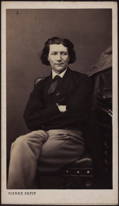 Portret van de dramaturg Victorien Sardou 1831-1908, ca. 1860 door Pierre Lanith Petit
