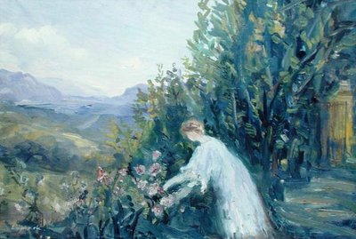 Vrouw in een Tuin, c.1909-10 door Pierre Laprade