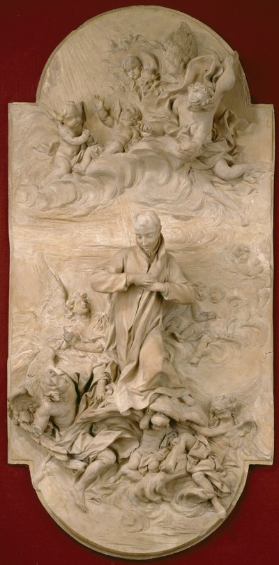 S. Luigi Gonzaga in Glorie door Pierre Legros