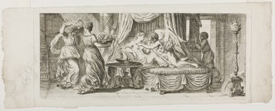 Cupido en Psyche door Pierre Lelu