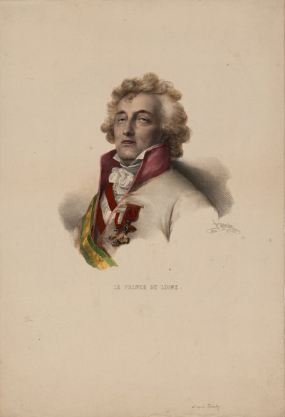 Portret van Charles-Joseph, Prins de Ligne 1735-1814, 1825 door Pierre Louis Henri Grevedon