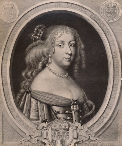 Marie Jeanne Baptiste, Hertogin van Savoye, eind 17e eeuw 1894 door Pierre Louis van Schuppen