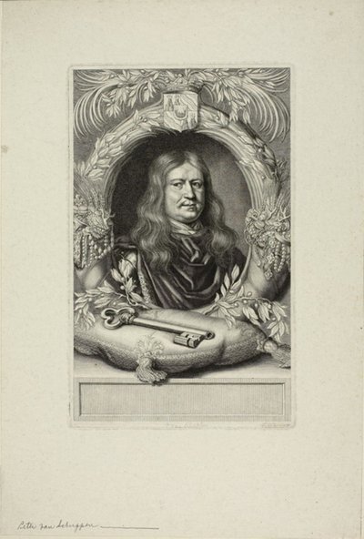 Portret van een Man door Pierre Louis van Schuppen