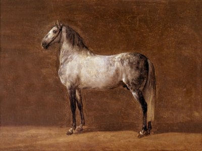 Paard van keizer Napoleon I: de Cheikh, schilderij door Pierre Martinet door Pierre Martinet