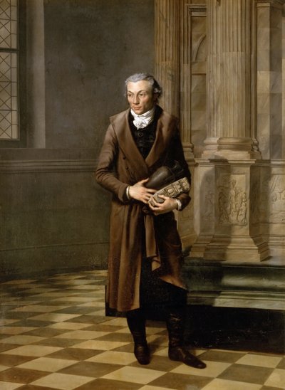 Portret van de archeoloog Alexandre Lenoir 1761-1839 door Pierre Maximilien Delafontaine