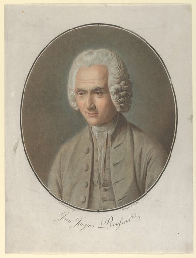 Jean-Jacques Rousseau, 1791 door Pierre Michel Alix