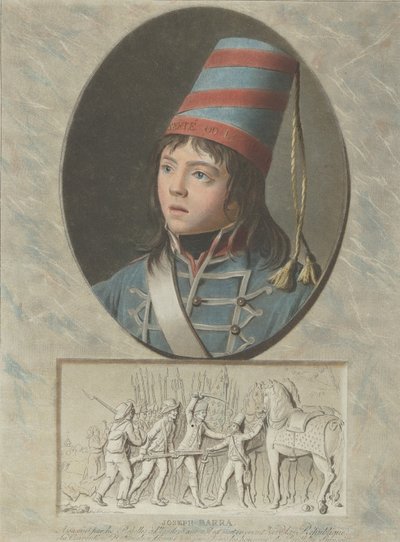 Joseph Barra na F. Garnerey, ca. 1795 door Pierre Michel Alix